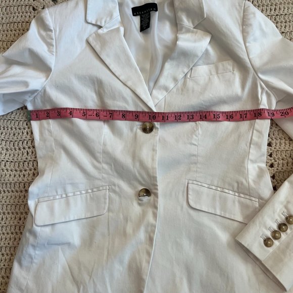 Attention Fully Lined White Blazer - Picture 5 of 9